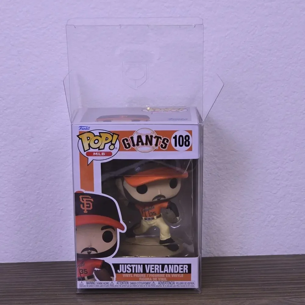 Funko Pop! MLB: San Francisco Giants - Justin Verlander #108 - In Protector
